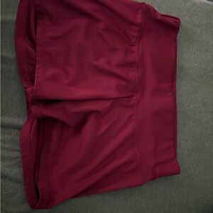 Burgundy Athletic Shorts